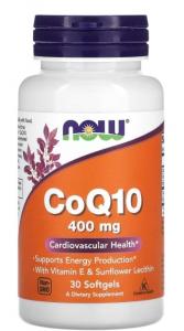 Now Foods CoQ10 400 мг 30 sofgels