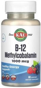 KAL Methylcobalamin B-12 1000 mg 60 lozenges