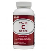 GNC Vitamin C 1000 mg with Rose Hips 100 vtabs