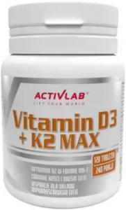 Activlab Vitamin D3+K2 MAX 120 tab