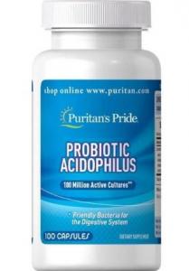 Puritan's Pride Probiotic Acidophilus 100 таб