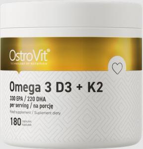Ostro Vit Omega 3 D3+K2 180 caps