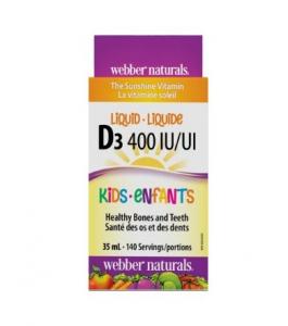 Webber Naturals D3 Kids 400 IU 35 ml