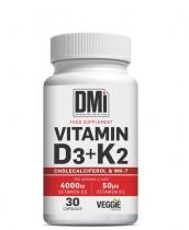 DMI Vitamin D3+K2 4000IU 30 vcaps