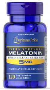 Puritan's Pride Melatonin 5 mg 120 табл