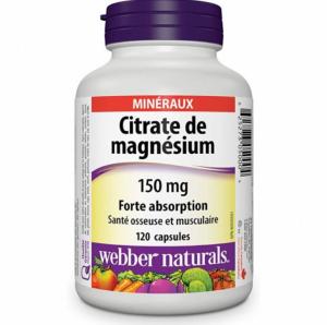Webber Naturals Magnesium Citrate 150mg 60 caps