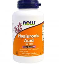 Now Foods Hyaluronic Acid 50 mg + MSM 120 caps