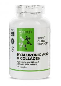 Progress Nutrition Hyaluronic Acid + Collagen 120 caps