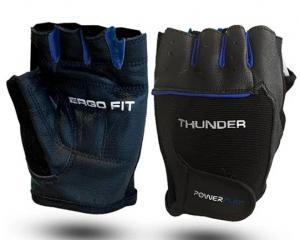 PowerPlay Перчатки - 9058 черно-синие М