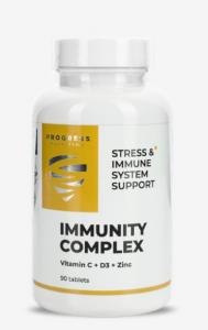 Progress Nutrition Immunity Complex VitC+D3+Zinc 90 tab