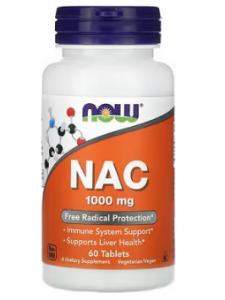 Now Foods NAC 1000 мг 60 tab