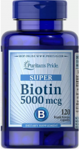 Puritan's Pride Biotin 5000 mcg 120 капс