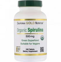 California Gold Nutrition Organic Spirulina 240  tab