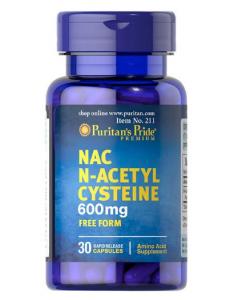 Puritan's Pride Nac 600mg 30 капс