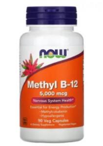 Now Foods Methyl B-12 5000 мкг, 90 веган.капс.