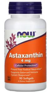 Now Foods Astaxanthin 4 mg 90 Softgels