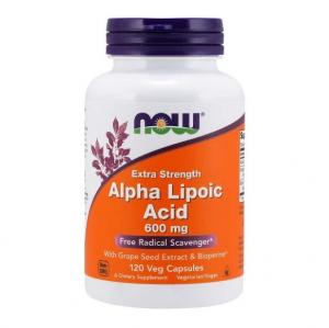 Now Foods Alpha Lipoic Acid 600mg 120 vcaps