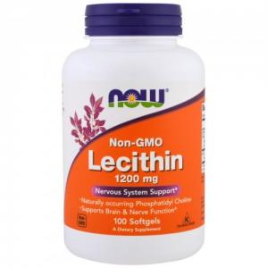 Now Foods Lecithin 1200mg 100 softgels