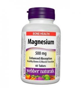 Webber Naturals Magnesium 500 mg 60 tab