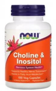 Now Foods Choline Inositol 100 вег.капс