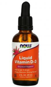 Now Foods Liquid Vitamin D-3 59 ml