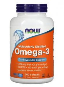 Now Foods Omega-3 Mini Gels 180 софтгель