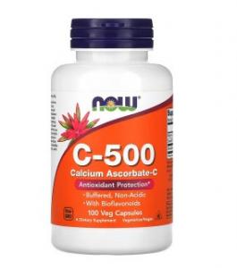 Now Foods Vitamin С 500 mg Calcium Ascorbate 100 вег.капс.