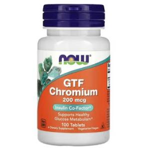 Now Foods GTF Chromium 200 mcg 100 tab