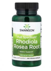 Swanson Rhodiola Rosea Root 400 mg 100 vcaps
