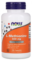 Now Foods L-Methionine 500 мг 100 капс