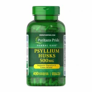 Puritans Pride Psyllium Husks 500 mg 400 caps