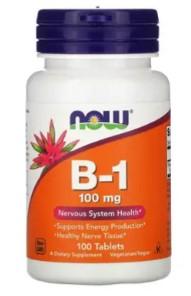 Now Foods B-1 100 mcg 100 капс