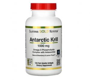 Antarctic Krill 1000 mg 120 softgels California Gold Nutrition