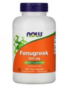 Now Foods Fenugreek  500 мг 100 вег.капс