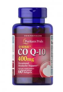 Puritan's Pride Co Q-10 400 mg 60 softgels
