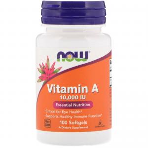 Now Foods Vitamin A 10.000 IU 100 капс