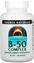 Source Naturals B-50 Complex 50 mg 100 tab