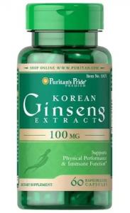 Puritan's Pride Ginseng extract 100 mg 60 капс