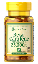Puritan's Pride Beta-Carotene 25000IU  100 softgels
