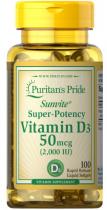 Puritan's Pride Vitamin D-3 2000 IU 100 softgels