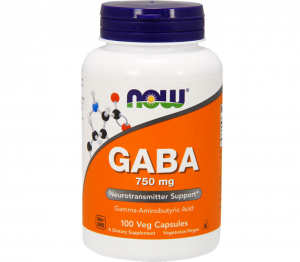 Now Foods GABA 750 мг 100 капс