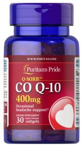 Puritan's Pride Co Q-10 400 mg 30 softgels