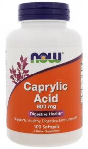 Now Foods Caprylic Acid 600 mg 100 softgels