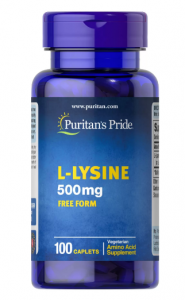 Puritan's Pride L-Lysine  500 mg  100 капл
