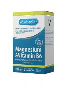VP laboratory Magnesium & Vitamin B6 60 таб