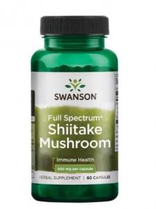 Swanson Shiitake Mushroom 500 mg 60 caps