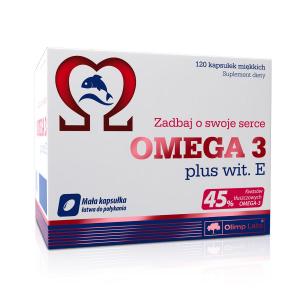 Olimp Omega 3 plus vit.E 45% 120 капс