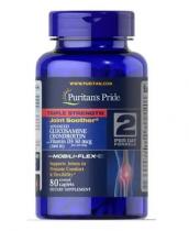 Puritan's Pride Glucosamine Chondroitin MSM Triple Strength + Vitamin D3 80 таб