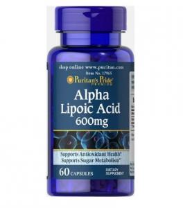 Puritan's Pride Alpha Lipoic Acid 600 мг 120 капс