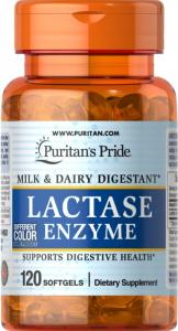 Puritans Pride Lactase Enzyme 120 softgel